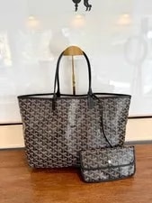Goyard — Goyard Logo Pattern & With Detachable - St. Louis — Handbag — resale