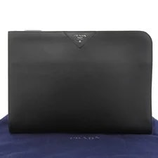 Prada — Prada Logo Second 2VN003 LeatherLeather #TYB660 — Handbag — resale