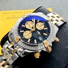 Breitling — Breitling Chronomat Evolution Two Tone B13356 - B1335611 - Box + Papers — Watch — resale