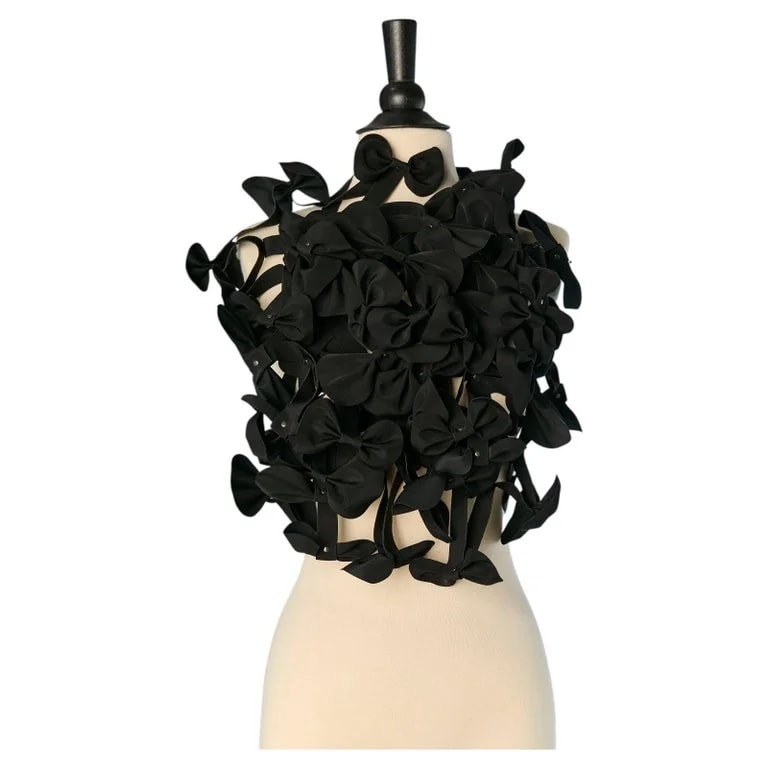 Noir Kei Ninomiya — Bow Backless Top Kei Ninomiya & Comme des Garçons — Designer Shoe — resale