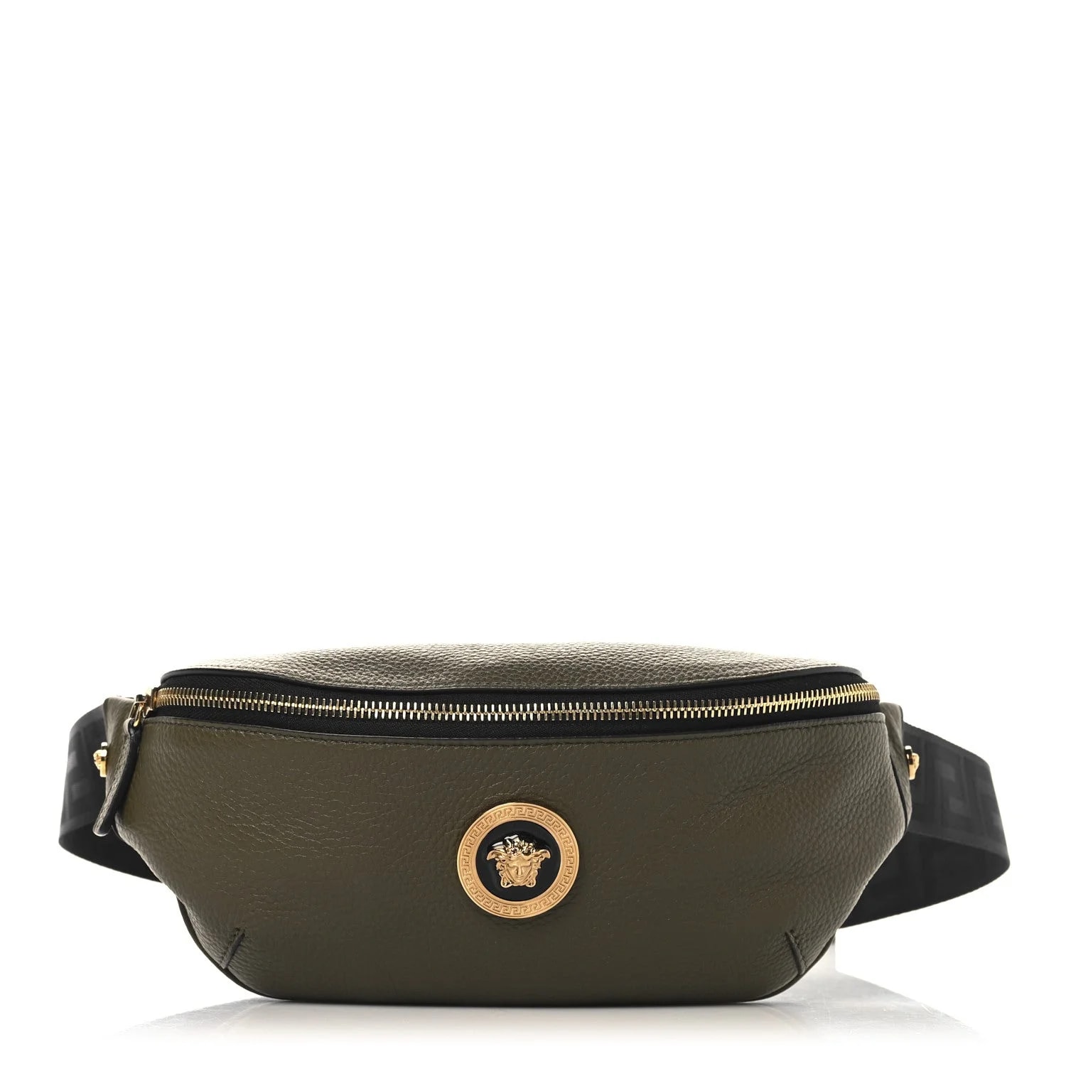 Versace — Grained Vanitas Medea Belt — Handbag — resale