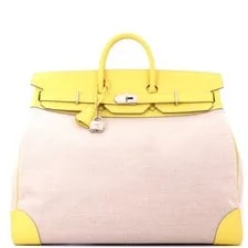 Hermès — Hermes HAC Birkin and Evercolor With Palladium Hardware 50 — Handbag — resale