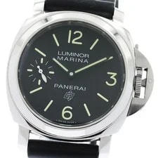 Panerai — Panerai Luminor Marina Logo PAM00776 Black Dial Hand Winding Watch_957915 — Watch — resale