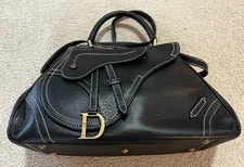 Dior — Christian Dior Baudrier Saddle Satchel -Auth — Handbag — resale