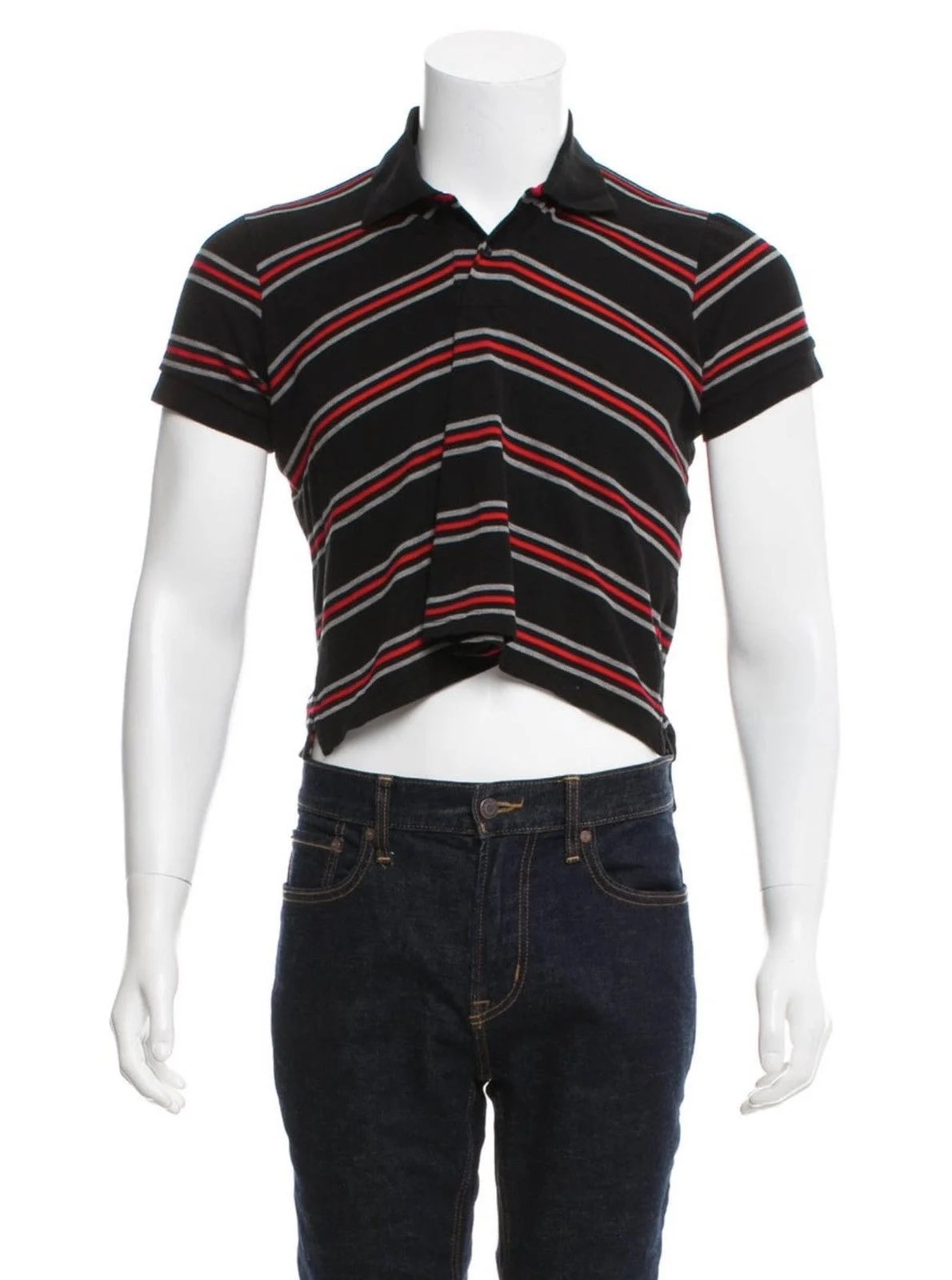 Balenciaga — Balenciaga Cropped Curved Polo — streetwear — resale