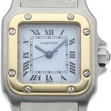 Cartier — Cartier Santos Galbe SM Two-tone Automatic W20057C4 Stainless Steel Wo... — Watch — resale